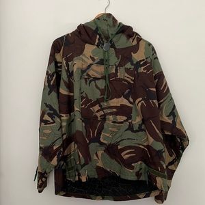 Vintage Army Pullover smock with hood